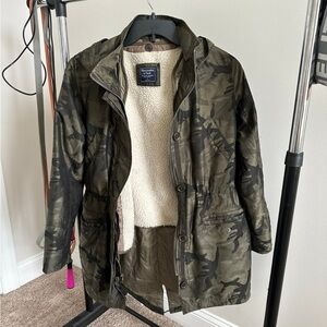 Abercrombie and Fitch Camo Jacket Size small